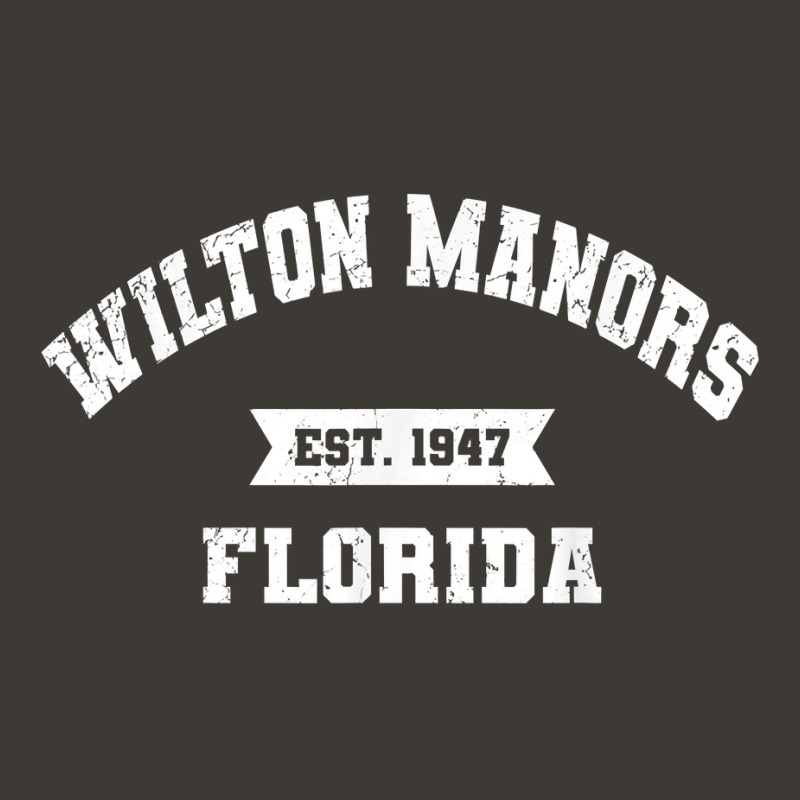 Wilton Manors Florida Fl Vintage Athletic Sports Established T Shirt Bucket Hat by alishia3asa | Artistshot