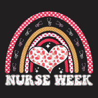 Womens Nurse Week Rainbow Heart Neonatal Nurse T Shirt T-shirt | Artistshot