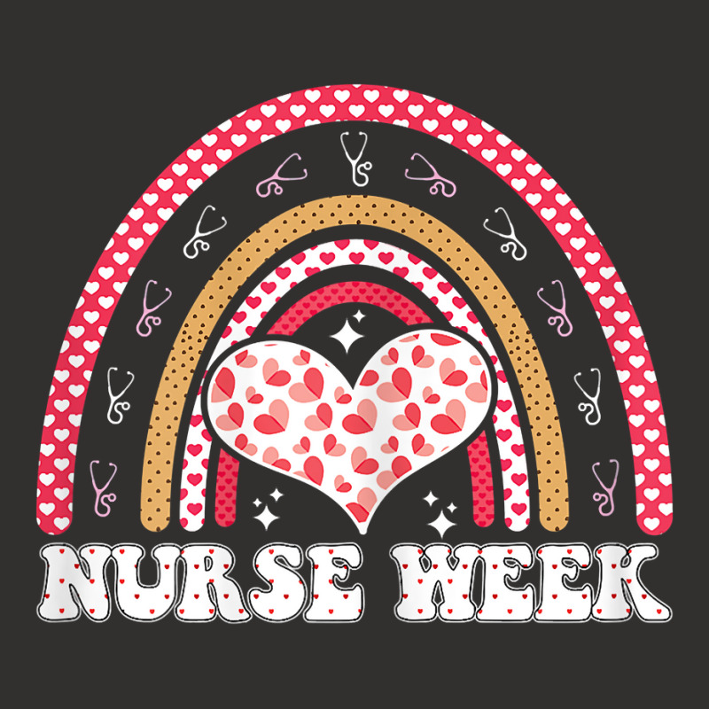 Womens Nurse Week Rainbow Heart Neonatal Nurse T Shirt Champion Hoodie | Artistshot