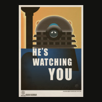 Dalek Time War Propaganda Poster 2 Scorecard Crop Tee | Artistshot