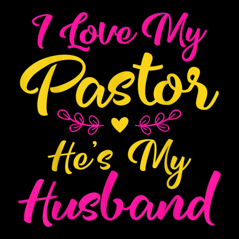 I Love My Pastor He's My Husband, Loving Pastors Wife Quote Cropped Hoodie by JorgeLBravo | Artistshot