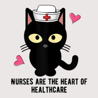 Womens The Black Cat Became A Nurse, Nurses Love The Cats T Shirt Pocket T-shirt | Artistshot