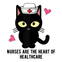 Womens The Black Cat Became A Nurse, Nurses Love The Cats T Shirt Long Sleeve Shirts | Artistshot