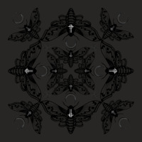 Ghost Cirice Moth Kaleidoscope Ladies Fitted T-shirt | Artistshot