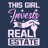 Womens This Girl Invests In Real Estate T Shirt Men Denim Jacket | Artistshot