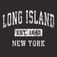 Long Island New York Ny Vintage Established Sports Design Racerback Tank | Artistshot