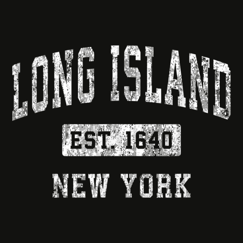 Long Island New York Ny Vintage Established Sports Design Scorecard Crop Tee by MalcolmJCausby | Artistshot