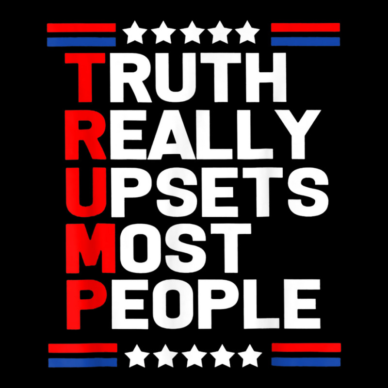 Trump Truth Really Upset Most People Trump 2024 America Flag Zipper Hoodie | Artistshot