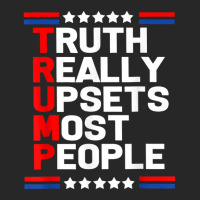 Trump Truth Really Upset Most People Trump 2024 America Flag Men's T-shirt Pajama Set | Artistshot