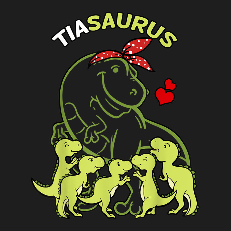 Tiasaurus Tia 5 Kids Dinosaur Aunt Auntie Tita Classic T-shirt | Artistshot