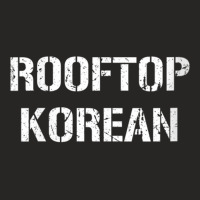 Womens Rooftop Korean V Neck T Shirt Ladies Fitted T-shirt | Artistshot