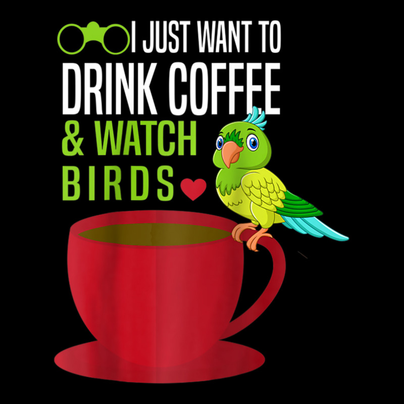 Drink Coffee And Watch Birds Birding Caffeine Lover Raglan Baseball Te Legging by fashions.all | Artistshot