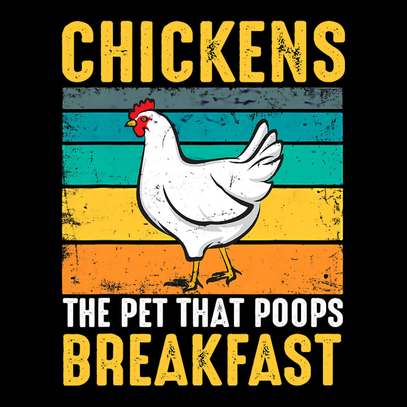 Chicken Chick Funny Chicken Chickens The Pet That Poops Breakfast 336  Pocket T-Shirt by cm-arts | Artistshot