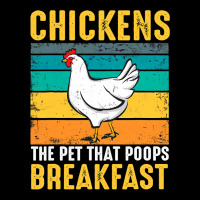 Chicken Chick Funny Chicken Chickens The Pet That Poops Breakfast 336  Men's 3/4 Sleeve Pajama Set | Artistshot