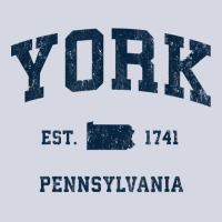 York Pennsylvania Pa Vintage Athletic Navy Sports Design T Shirt Fleece Short | Artistshot