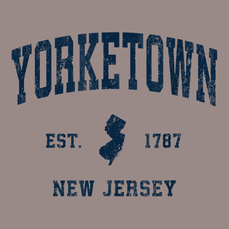 Yorketown New Jersey Nj Vintage Athletic Navy Sports Design T Shirt Vintage T-shirt | Artistshot