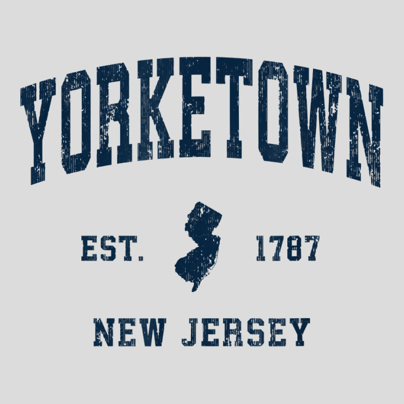 Yorketown New Jersey Nj Vintage Athletic Navy Sports Design T Shirt Men's Polo Shirt | Artistshot