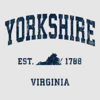 Yorkshire Virginia Va Vintage Athletic Navy Sports Design T Shirt Exclusive T-shirt | Artistshot