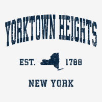 Yorktown Heights New York Ny Vintage Athletic Navy Sports De T Shirt Classic T-shirt | Artistshot