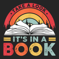 Take A Look It's In A Book Reading Vintage Retro Rainbow T Shirt Unisex Hoodie | Artistshot