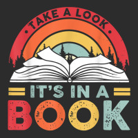 Take A Look It's In A Book Reading Vintage Retro Rainbow T Shirt Exclusive T-shirt | Artistshot