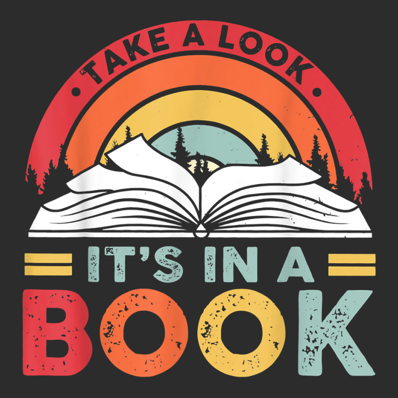 Take A Look It's In A Book Reading Vintage Retro Rainbow T Shirt Exclusive T-shirt by cm-arts | Artistshot