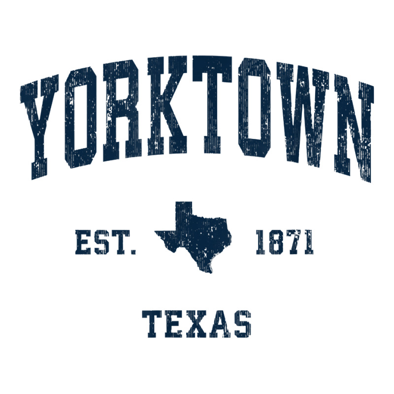 Yorktown Texas Tx Vintage Athletic Navy Sports Design T Shirt Men's T-shirt Pajama Set | Artistshot