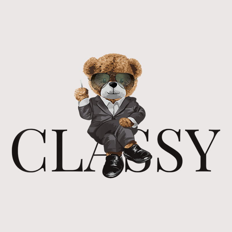 Tee Bear Doll In Suit Sitting On Classy Cartoon Animal T Shirt Pocket T-shirt | Artistshot