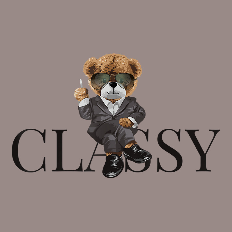 Tee Bear Doll In Suit Sitting On Classy Cartoon Animal T Shirt Vintage T-shirt | Artistshot