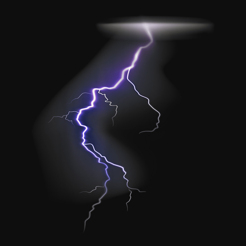 Lightning Thunder Lightning Bolt Storm Cloud Strikes Crop Top by CassieKim | Artistshot