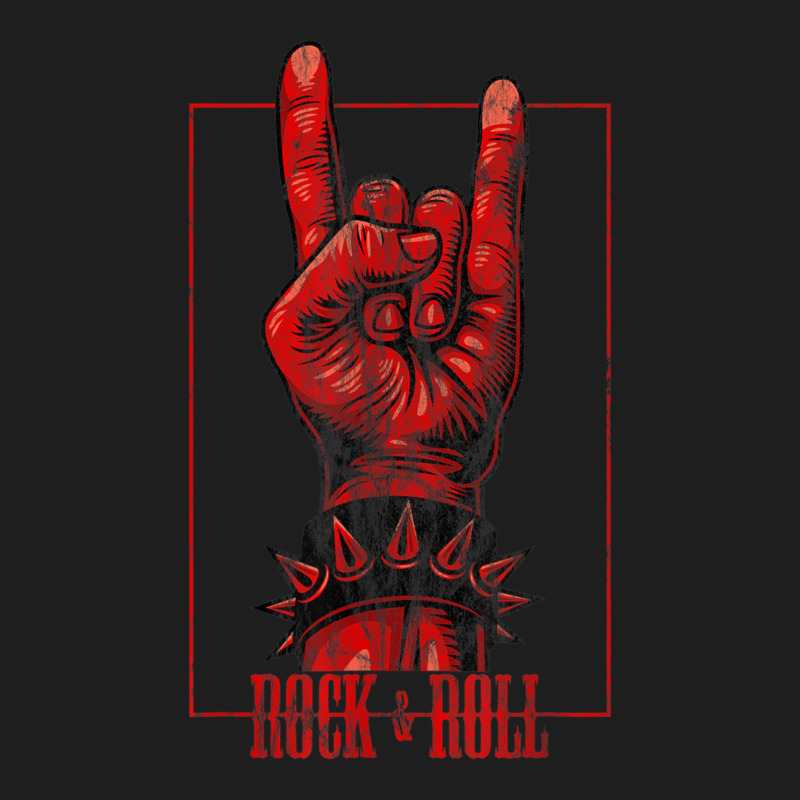 Rock ' Roll Devil's Salute Rocker Concert Classic T-shirt by IsabelSchmit | Artistshot