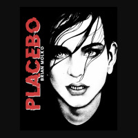 Placebobrian Molko Black And White Crop Top | Artistshot