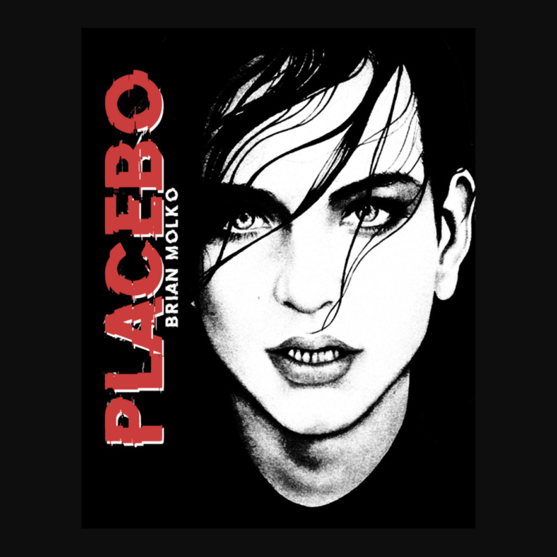 Placebobrian Molko Black And White Crop Top by cm-arts | Artistshot