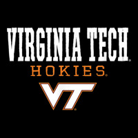 Virginia Tech Hokies Dominant Officially Licensed T Shirt Cropped Hoodie | Artistshot