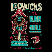 Monkey Island Lechucks Tiki Bar  Monkey Island  Retro Video Game Ghost Cropped Hoodie | Artistshot