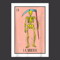 Retro La Muerte Lottery Card The Death Card Mexican Lottery T Shirt Ladies Curvy T-shirt | Artistshot