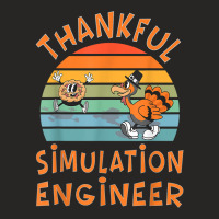 Simulation Engineer Job Funny Thanksgiving T Shirt Ladies Fitted T-shirt | Artistshot