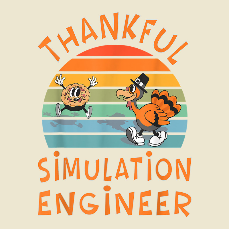 Simulation Engineer Job Funny Thanksgiving T Shirt Cropped Hoodie by castuvtruc | Artistshot