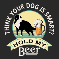 Think Your Dog Is Smart Hold My Beer  Bernese Mt Dog  Nickers® On Red Printed Hat | Artistshot