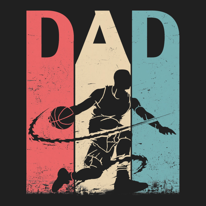 Basketball Coach Great Father Day Men Basketball Playing Daddy Papa Da Drawstring Bags | Artistshot