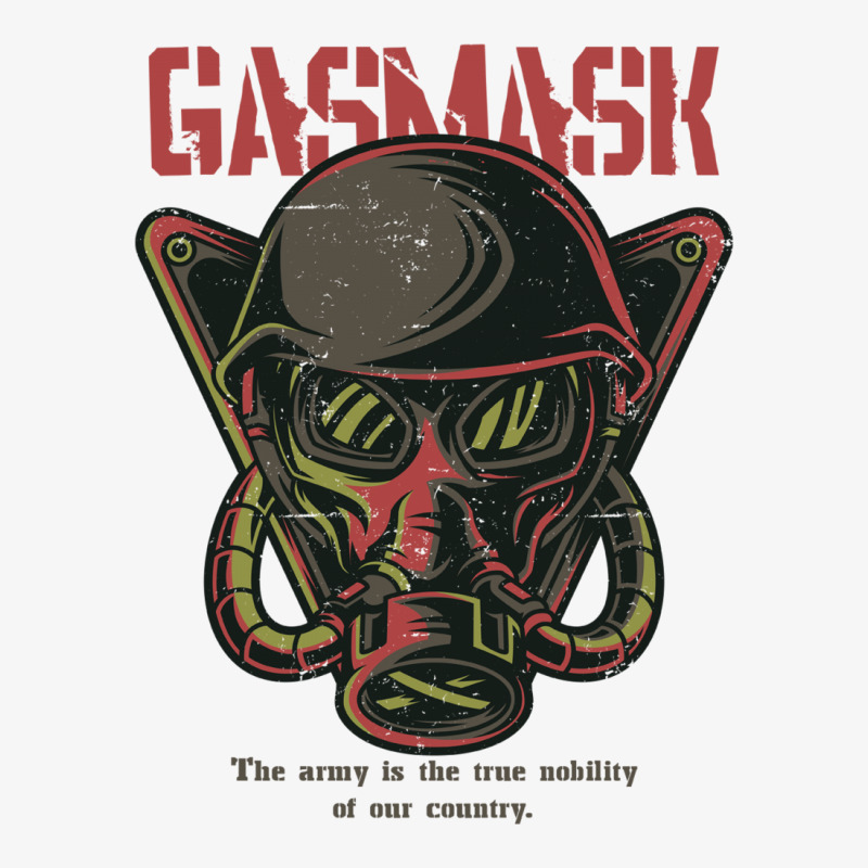 Gas Mask Soldier Ladies Fitted T-shirt | Artistshot