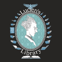 Lucien The Librarian Ladies Fitted T-shirt | Artistshot