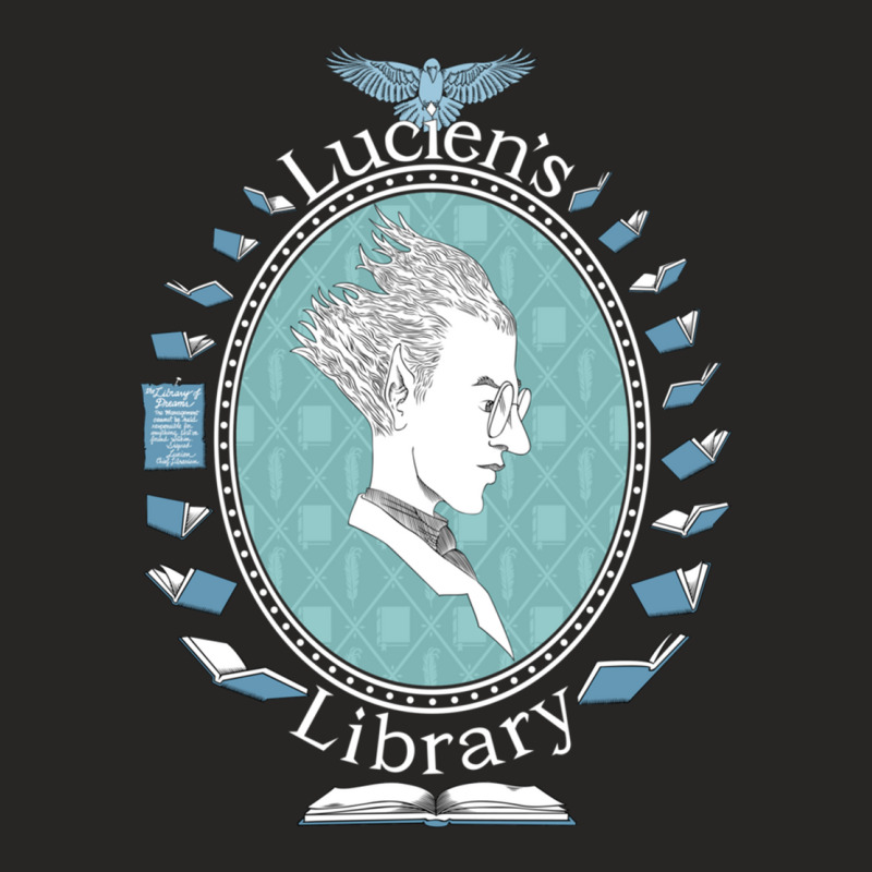 Lucien The Librarian Ladies Fitted T-Shirt by TERESALIRES | Artistshot