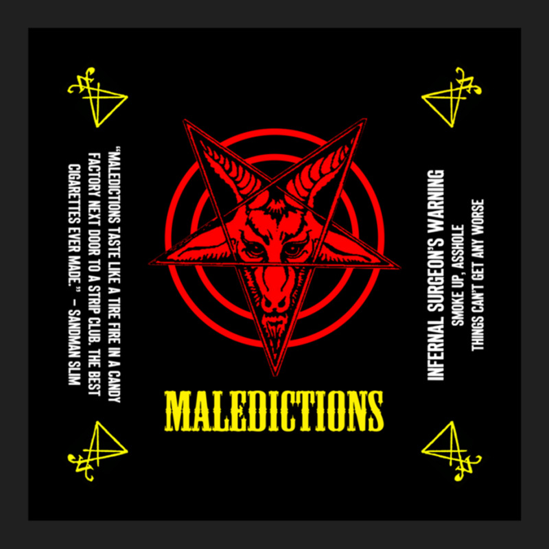 Maledictions - The Best Smokes In Hell - Quote, Warning And Sigils S,  Ladies Polo Shirt by TERESALIRES | Artistshot