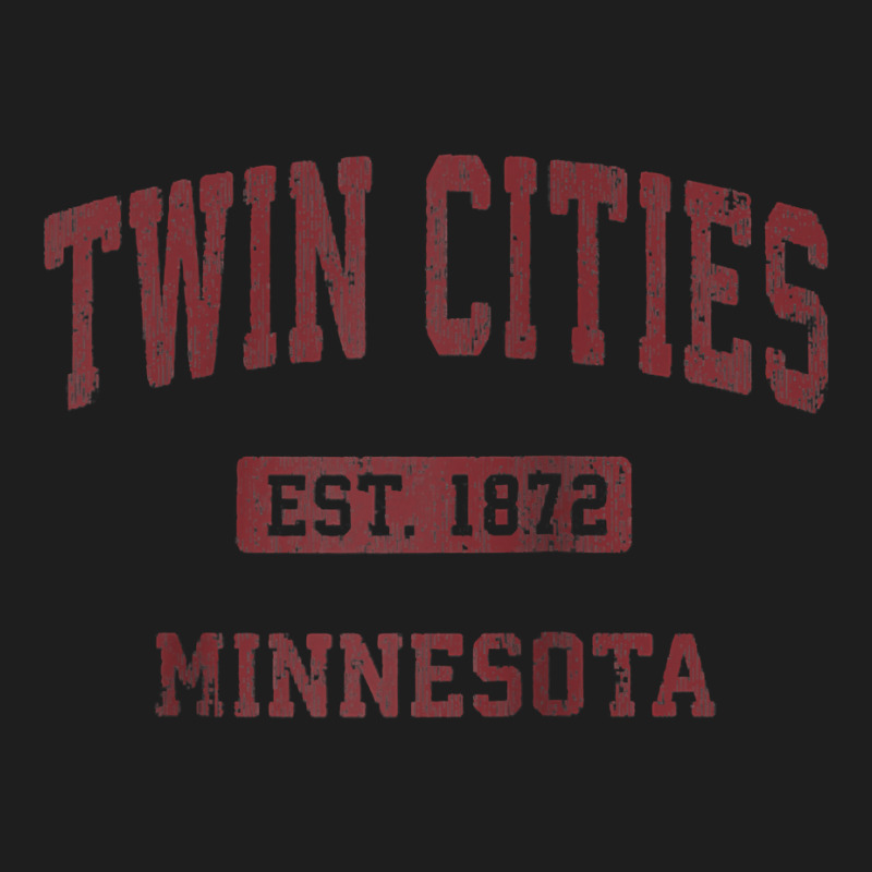 Twin Cities Minnesota Mn Vintage Athletic Sports Design Raglan Basebal Classic T-shirt | Artistshot