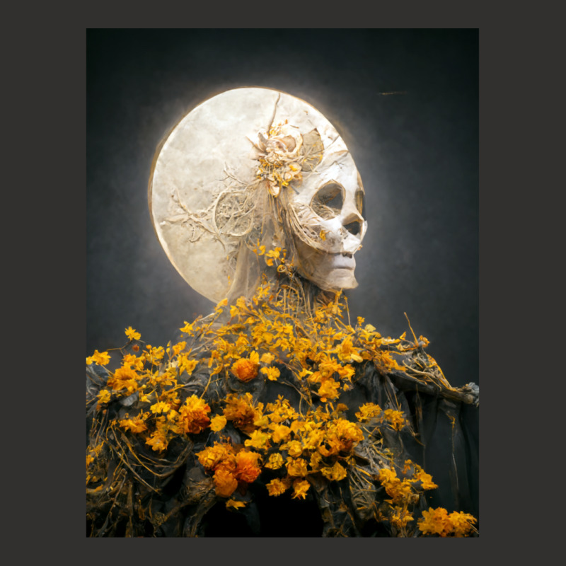 Moon Dia De Los Muertes Saint Goddess Marigolds Midjourney Champion Hoodie by cm-arts | Artistshot