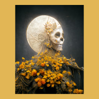 Moon Dia De Los Muertes Saint Goddess Marigolds Midjourney Vintage Hoodie And Short Set | Artistshot