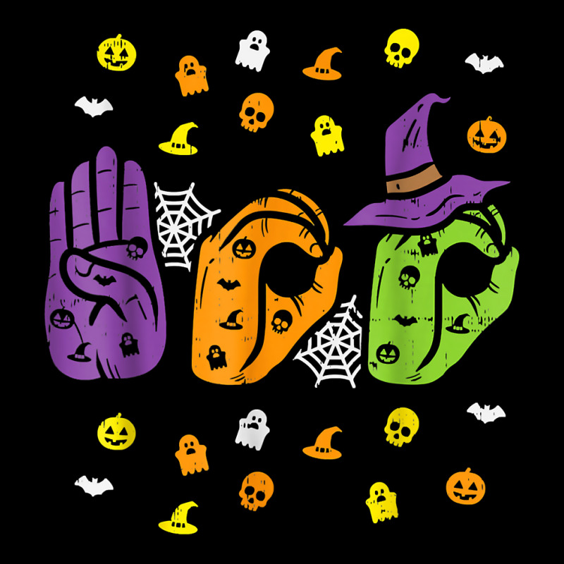 Boo Hands American Sign Language Pride Asl Funny Halloween T Shirt Youth Hoodie by cm-arts | Artistshot