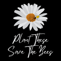 Plant These Save The Bees Daisy Bee V-neck Tee | Artistshot