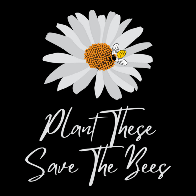 Plant These Save The Bees Daisy Bee V-neck Tee | Artistshot